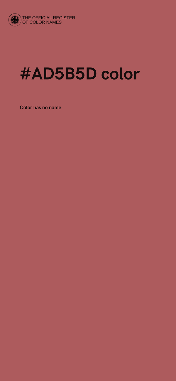 #AD5B5D color image