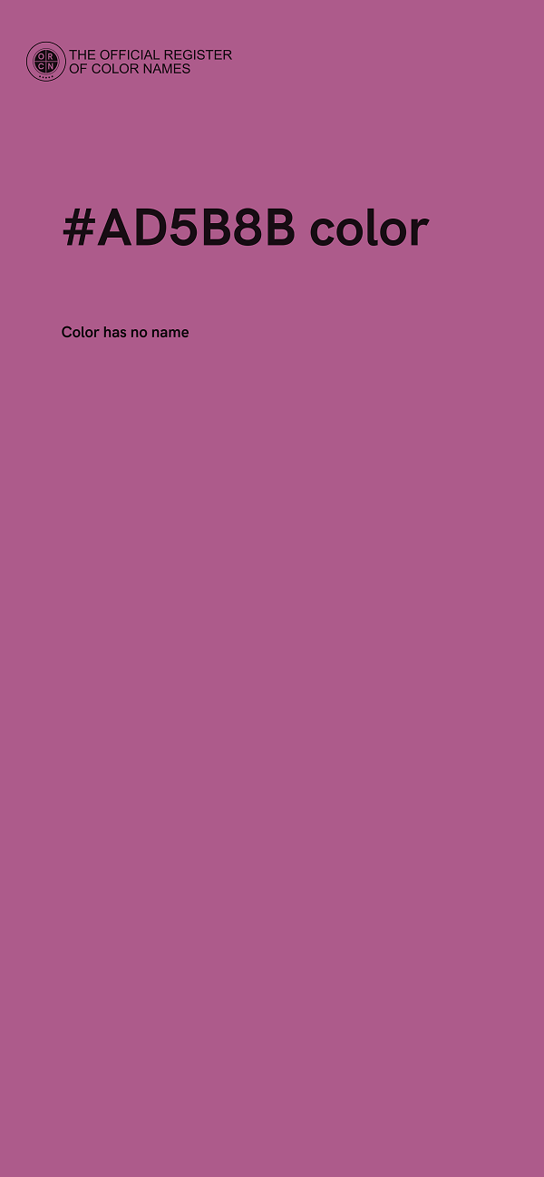 #AD5B8B color image