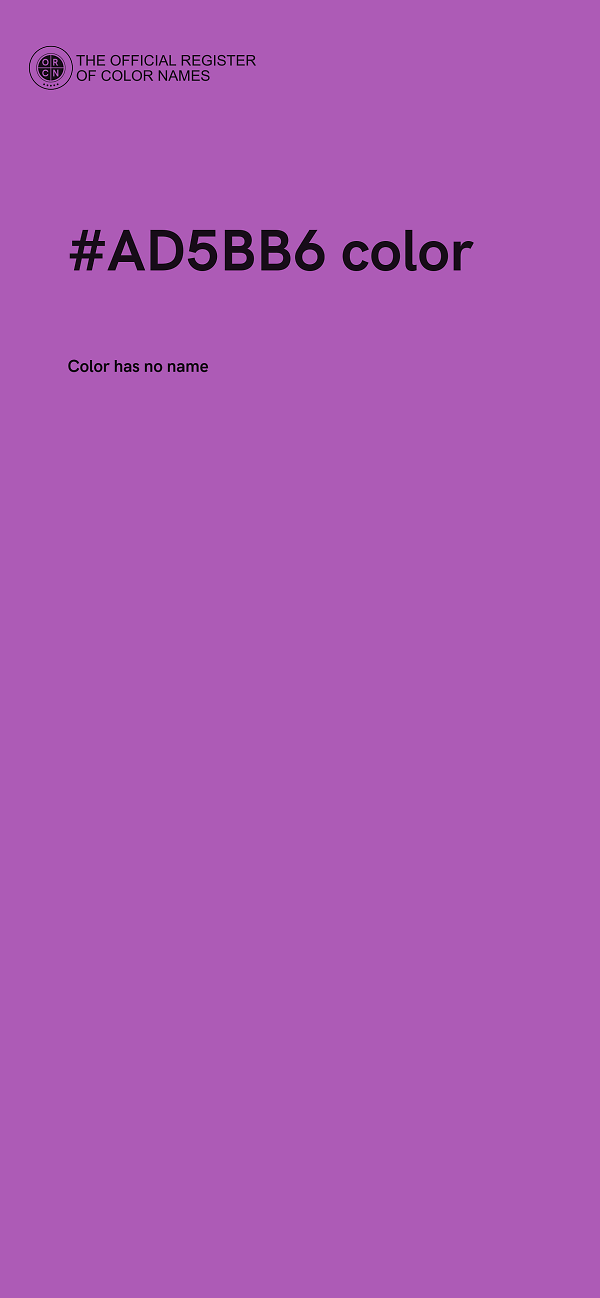 #AD5BB6 color image