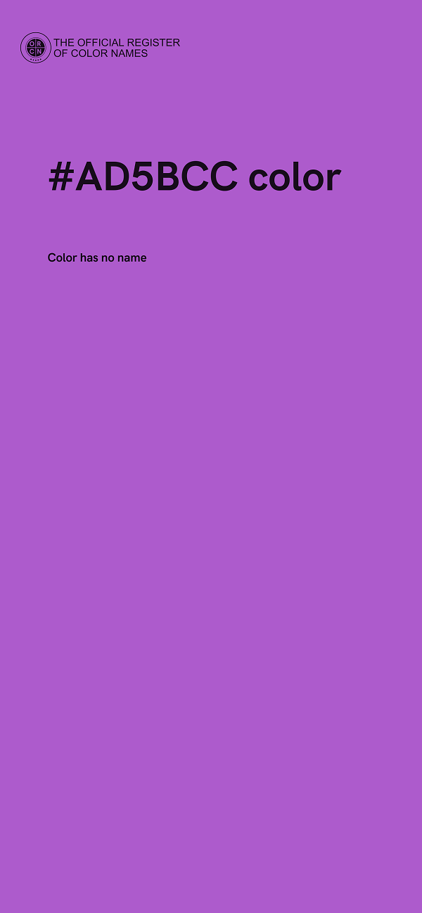 #AD5BCC color image