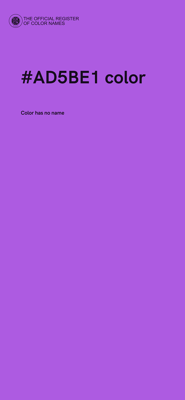 #AD5BE1 color image
