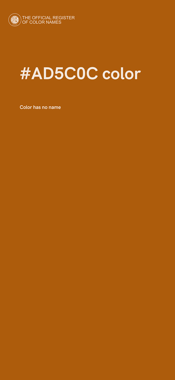 #AD5C0C color image