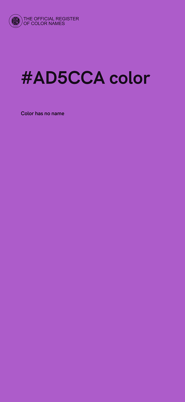 #AD5CCA color image