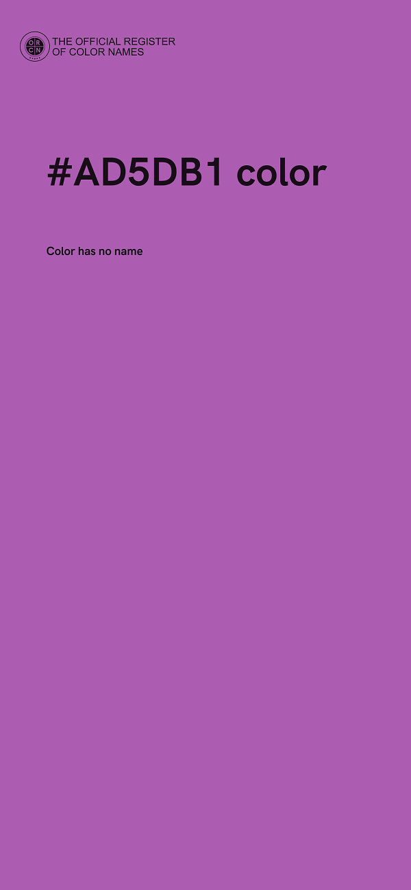 #AD5DB1 color image