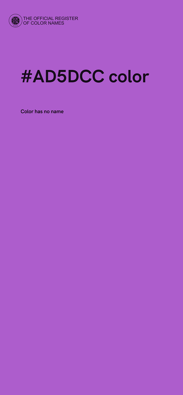 #AD5DCC color image