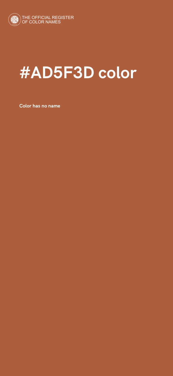 #AD5F3D color image