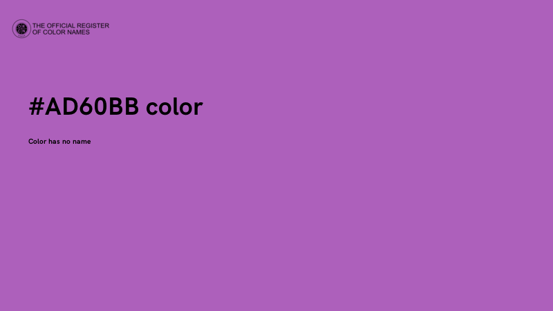#AD60BB color image