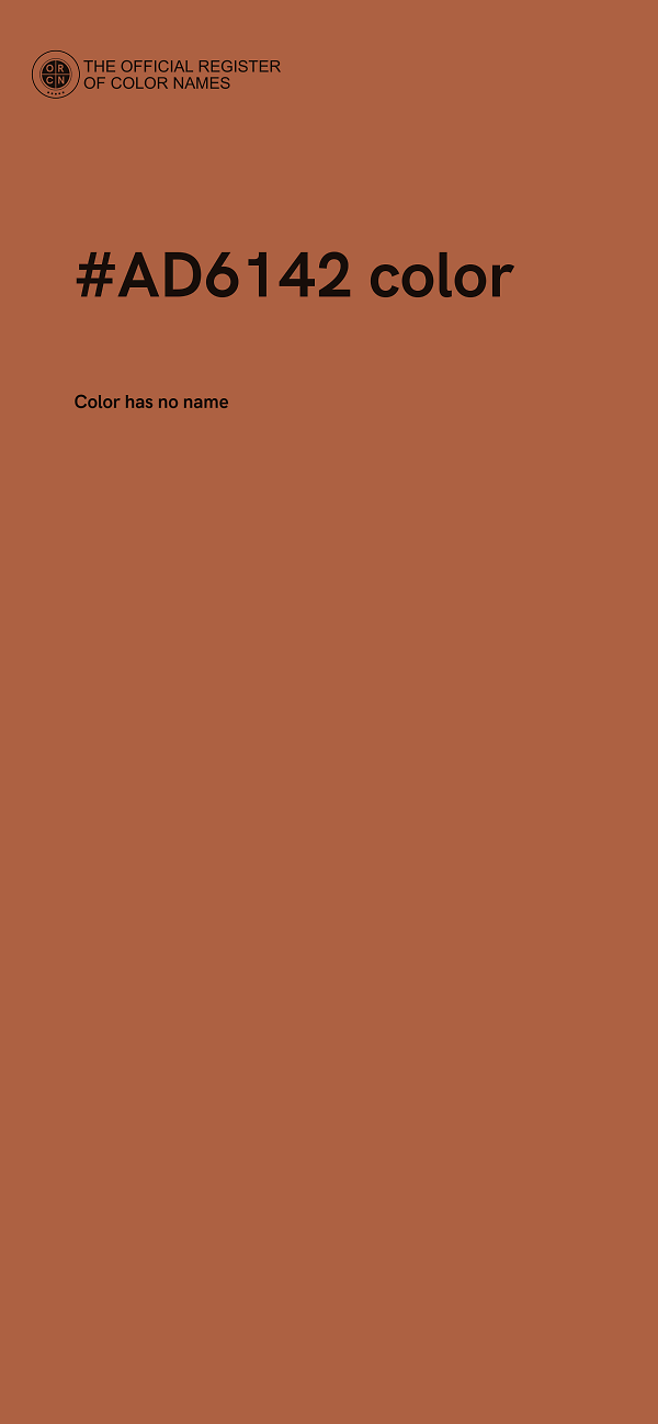#AD6142 color image