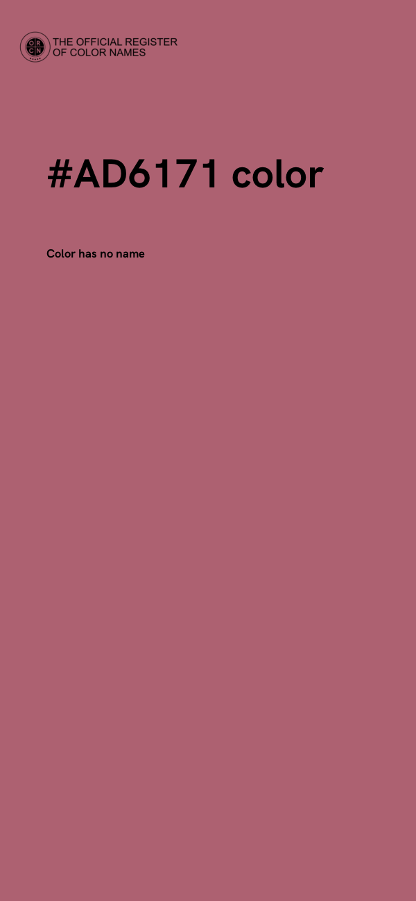 #AD6171 color image