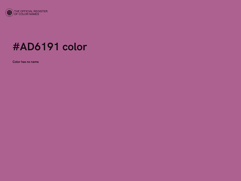 #AD6191 color image