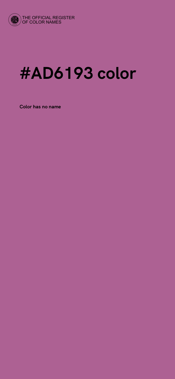 #AD6193 color image