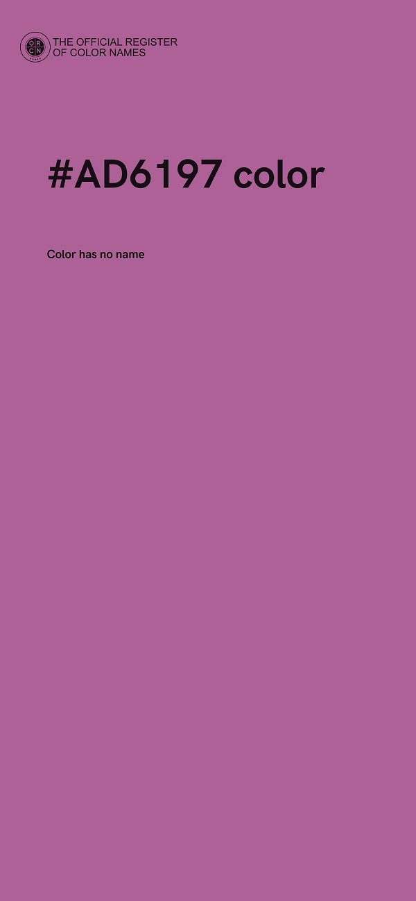 #AD6197 color image