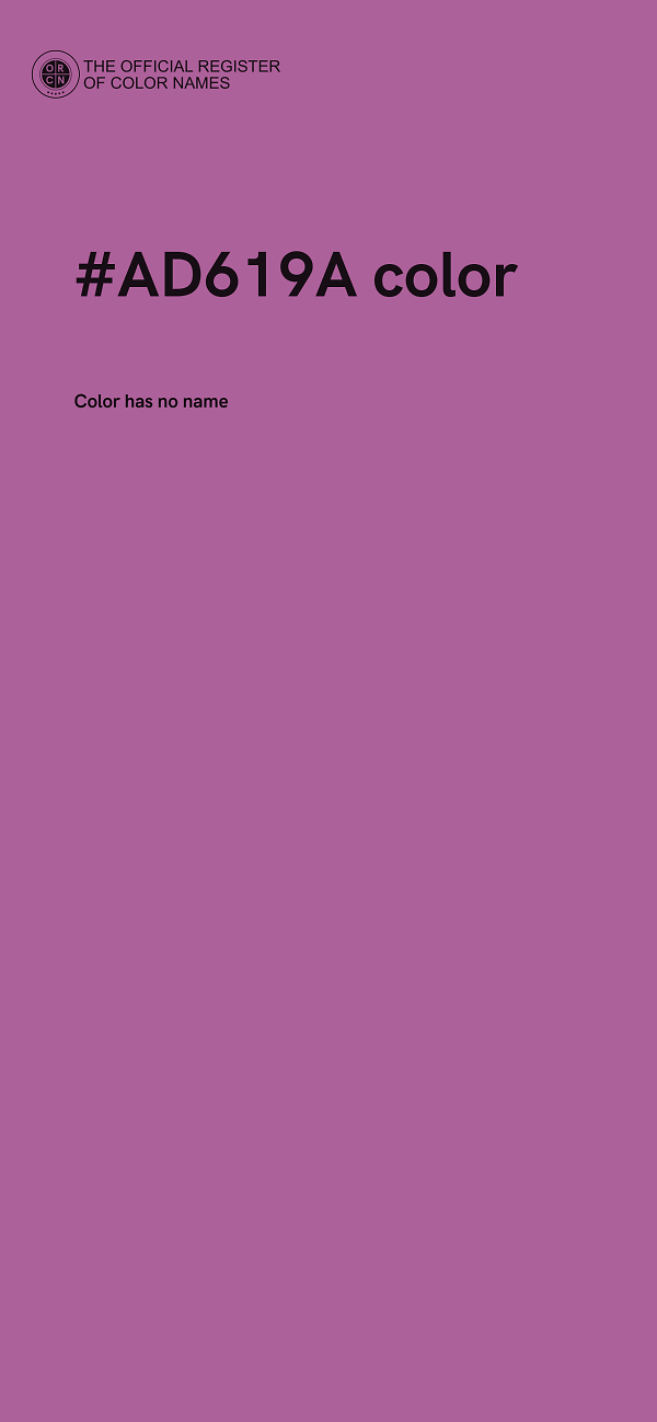 #AD619A color image