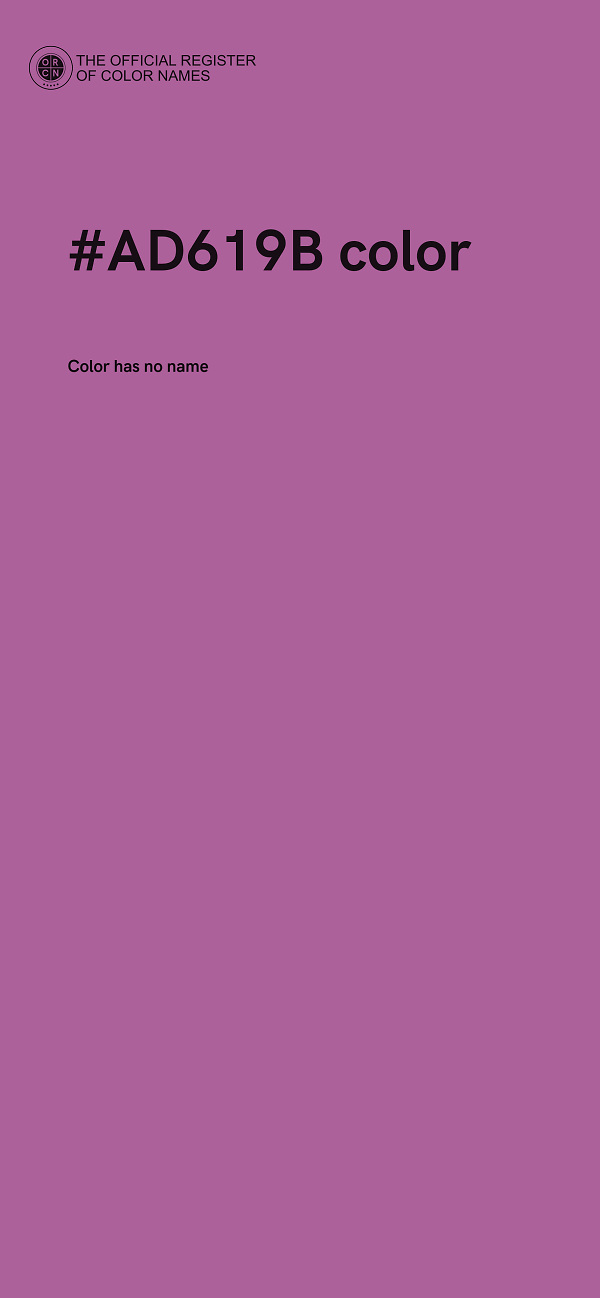 #AD619B color image