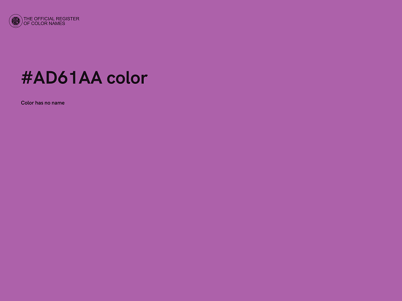 #AD61AA color image