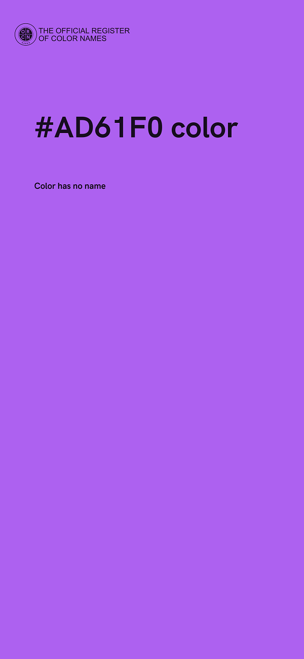 #AD61F0 color image