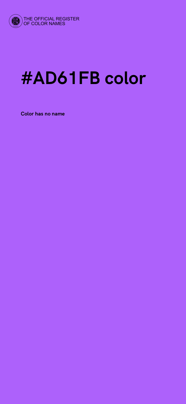 #AD61FB color image