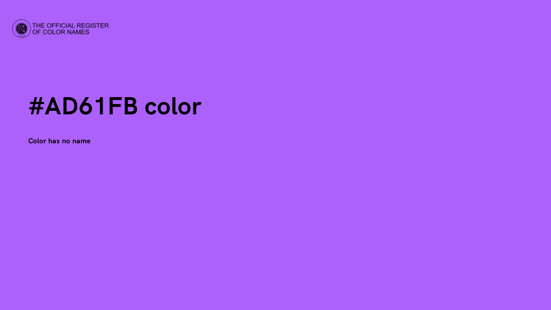 #AD61FB color image