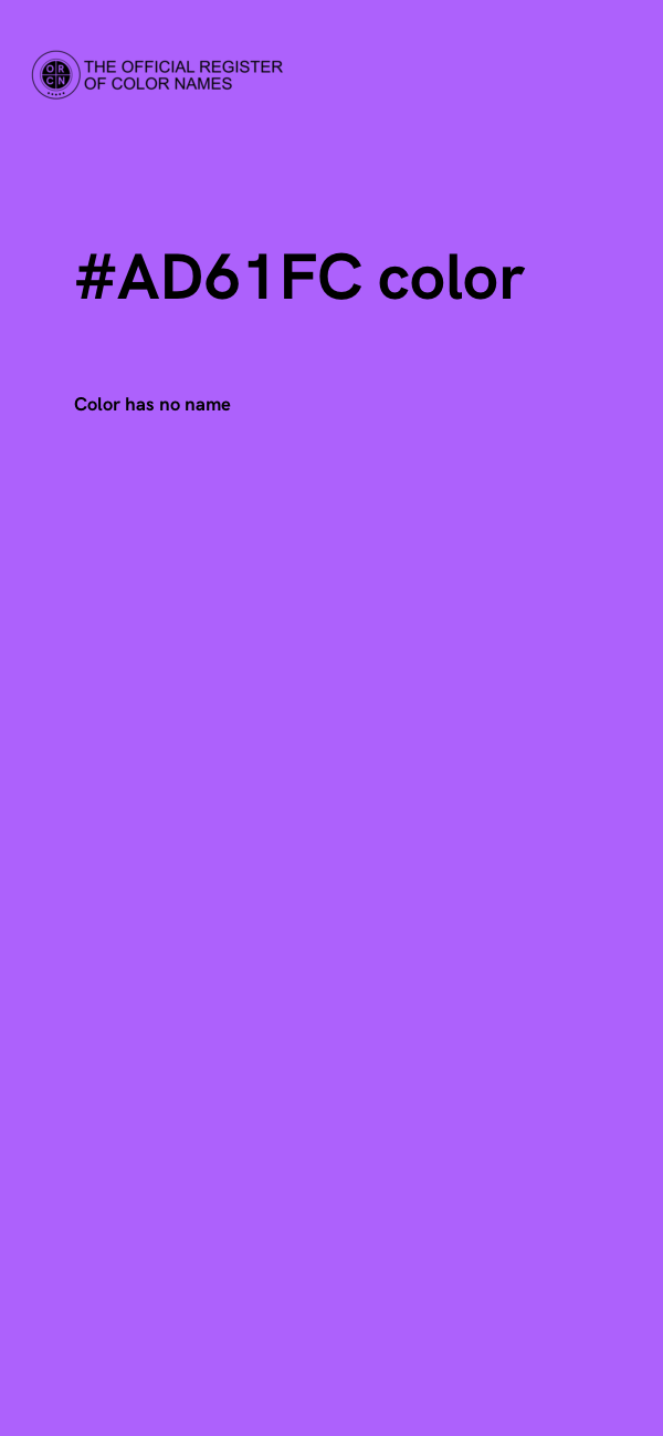 #AD61FC color image