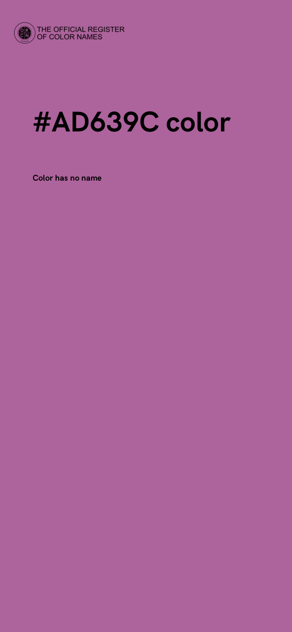 #AD639C color image