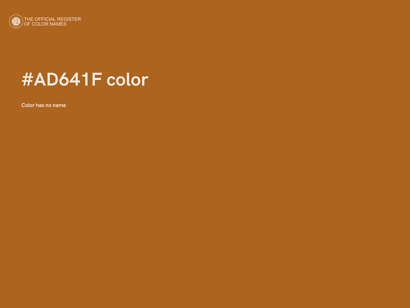 #AD641F color image