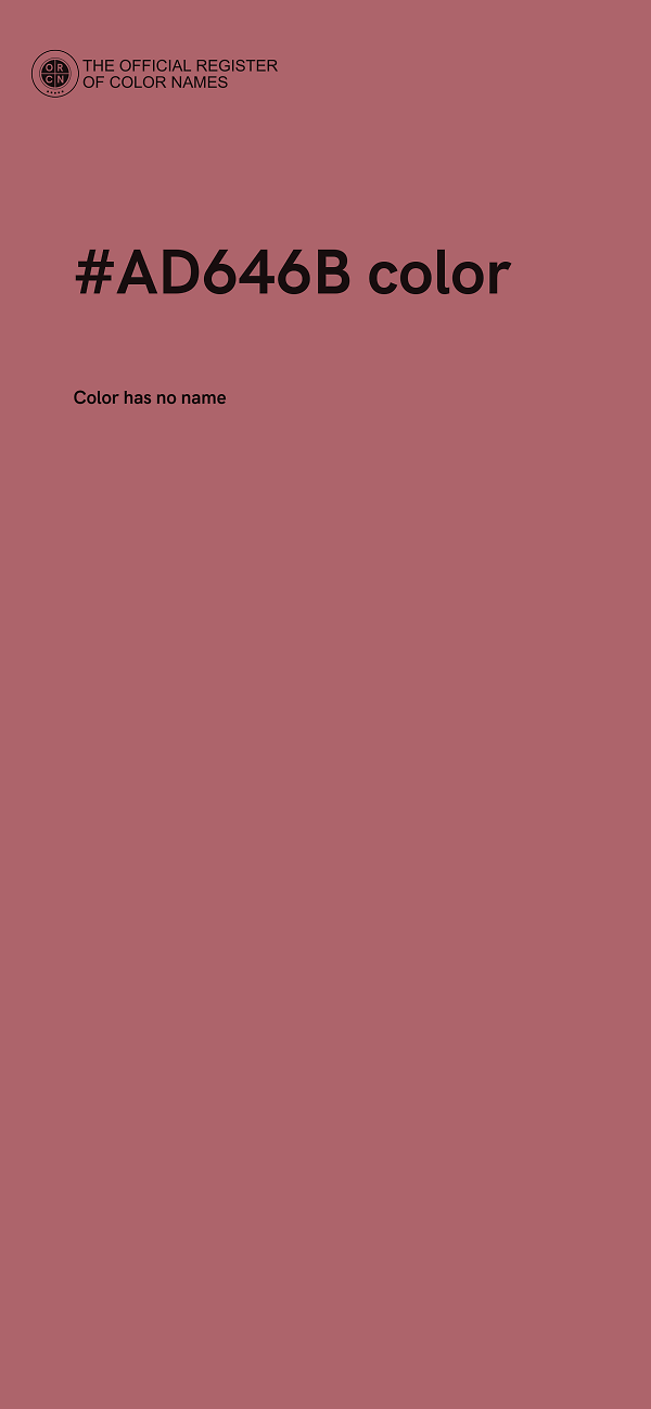 #AD646B color image