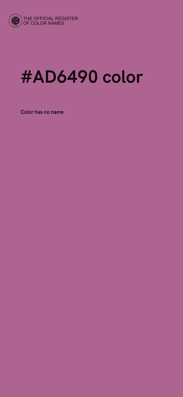 #AD6490 color image