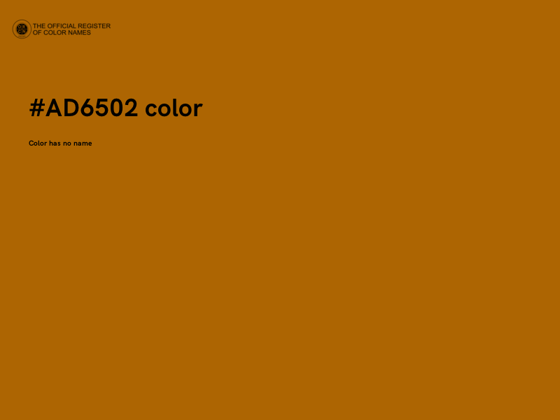 #AD6502 color image