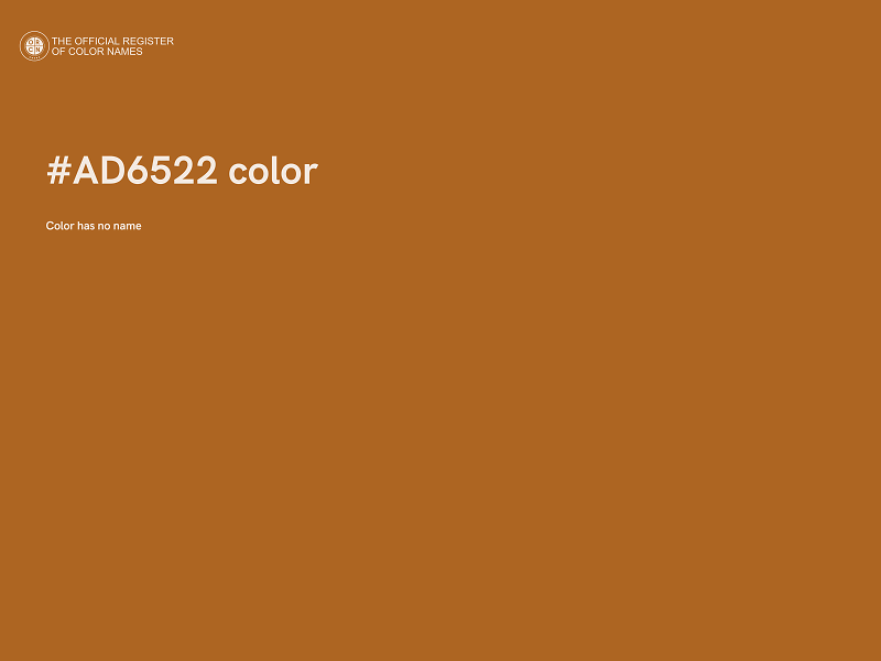 #AD6522 color image