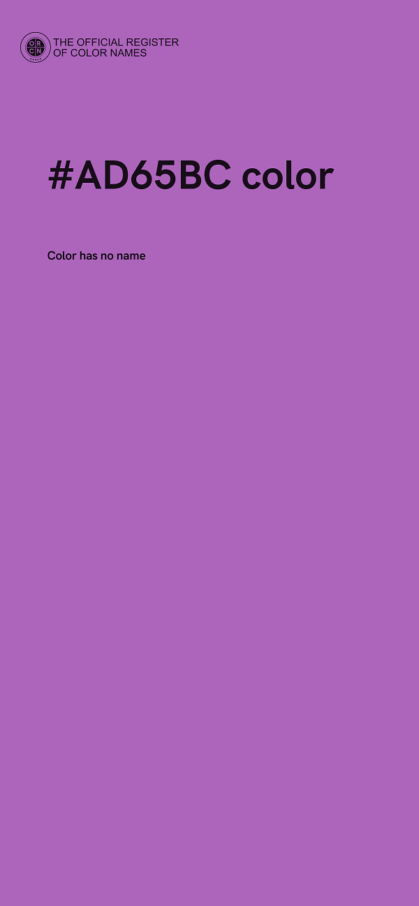 #AD65BC color image