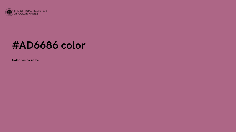 #AD6686 color image