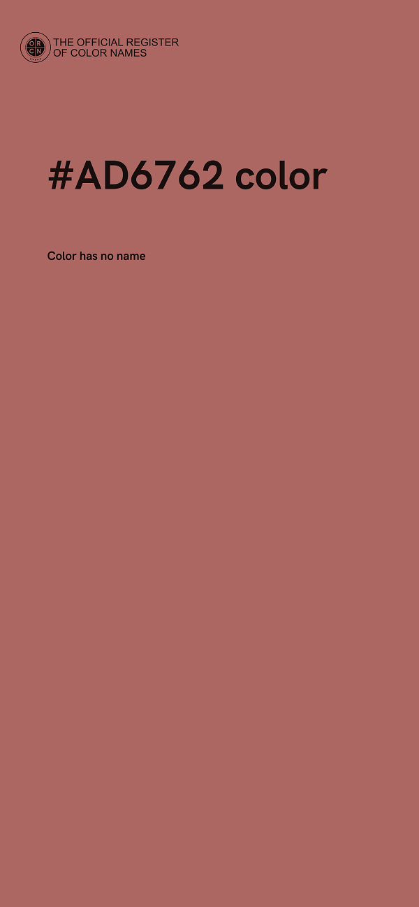 #AD6762 color image