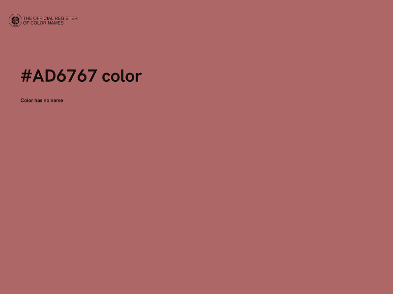 #AD6767 color image