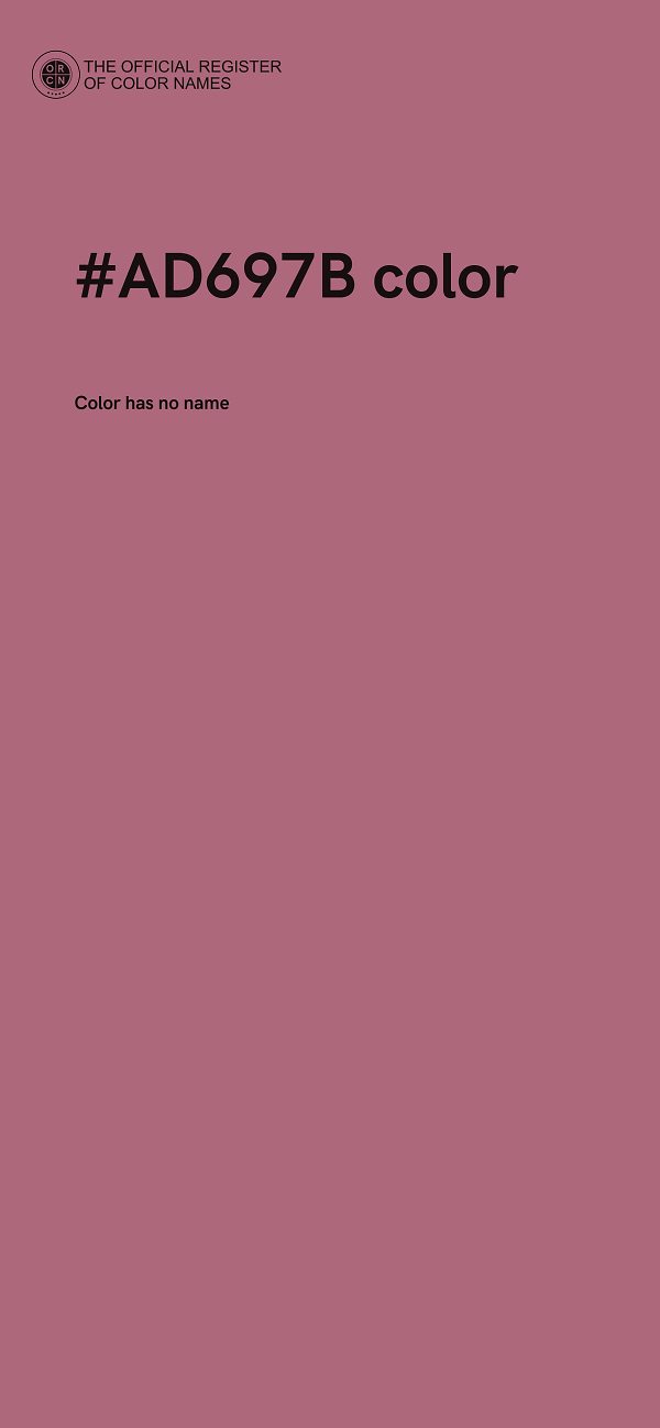 #AD697B color image