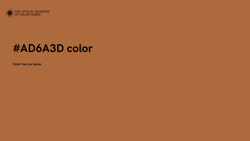 #AD6A3D color image