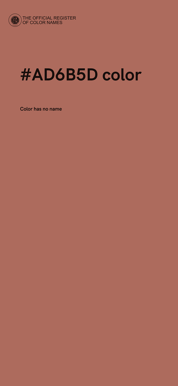 #AD6B5D color image