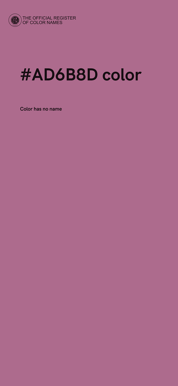 #AD6B8D color image