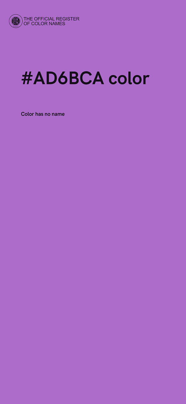 #AD6BCA color image