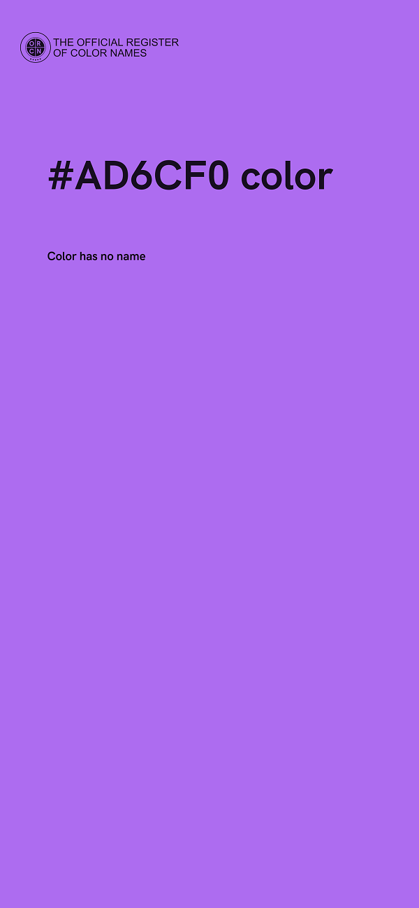 #AD6CF0 color image