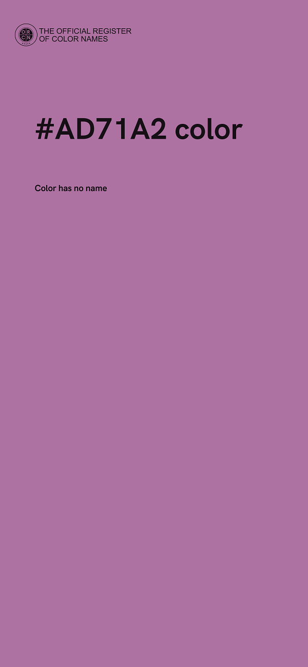 #AD71A2 color image