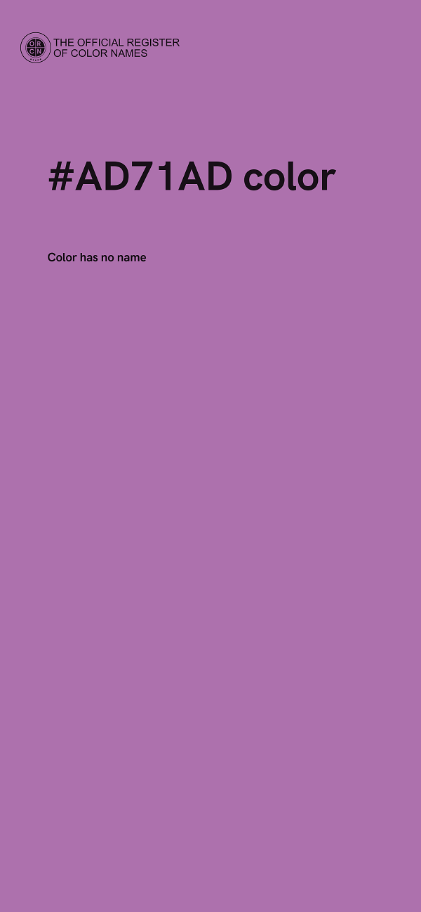 #AD71AD color image