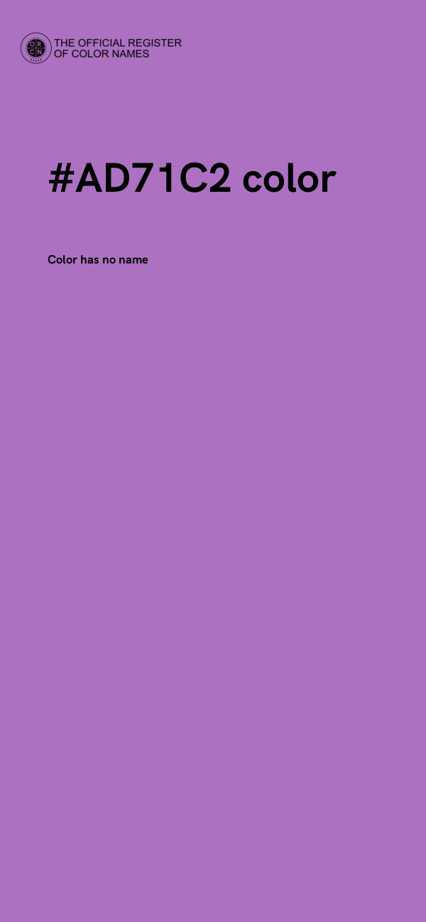 #AD71C2 color image