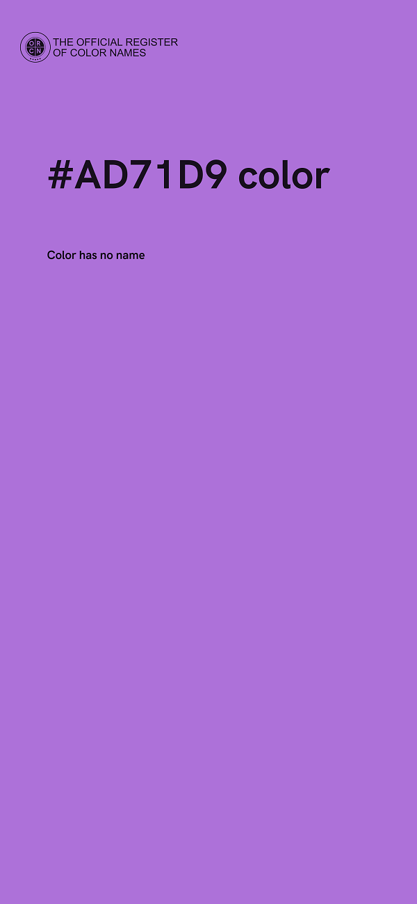 #AD71D9 color image