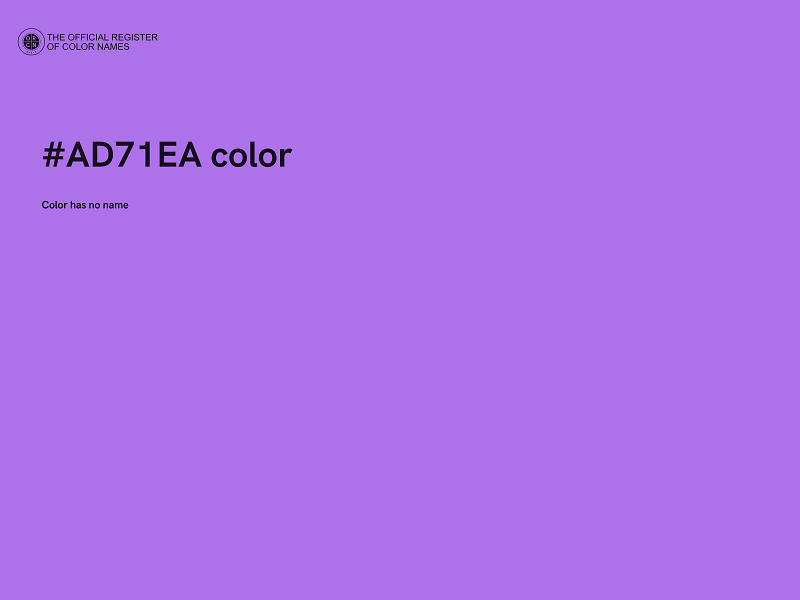 #AD71EA color image