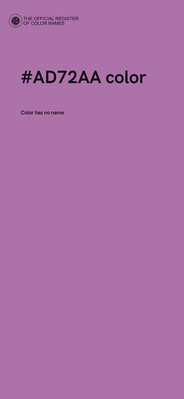 #AD72AA color image