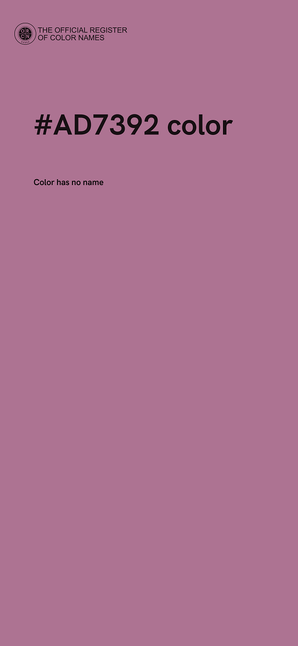 #AD7392 color image