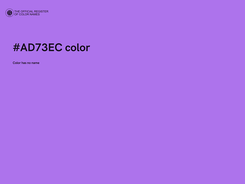 #AD73EC color image