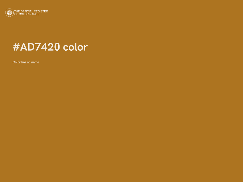 #AD7420 color image