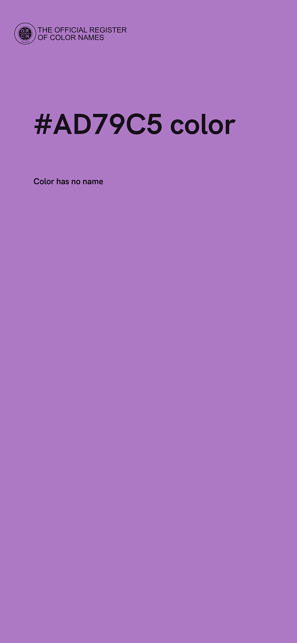 #AD79C5 color image