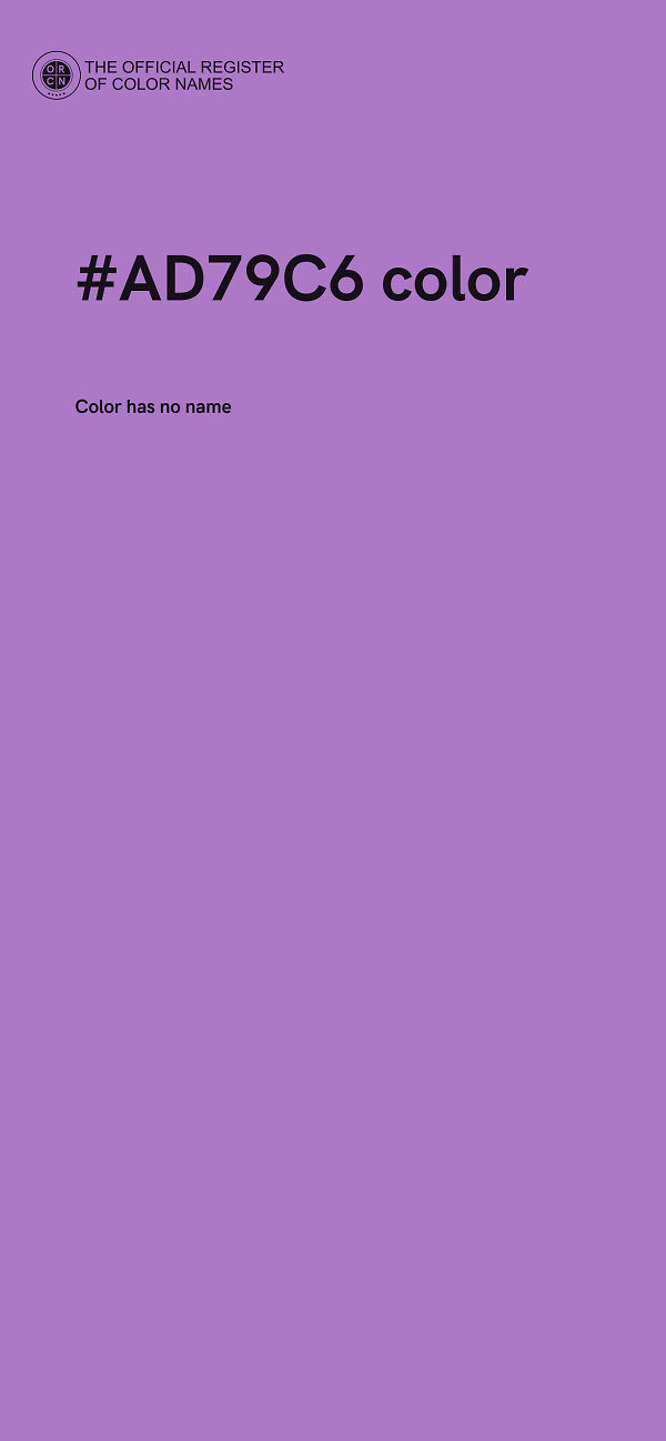 #AD79C6 color image